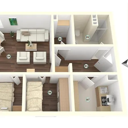 Schiffskabine Spo * Sankt Peter-Ording